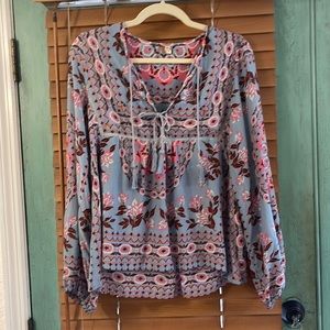 Spell folk town blouse xs